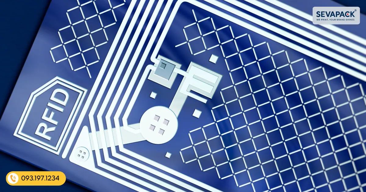 Nhãn RFID cho phép truyền dữ liệu không dây qua sóng vô tuyến