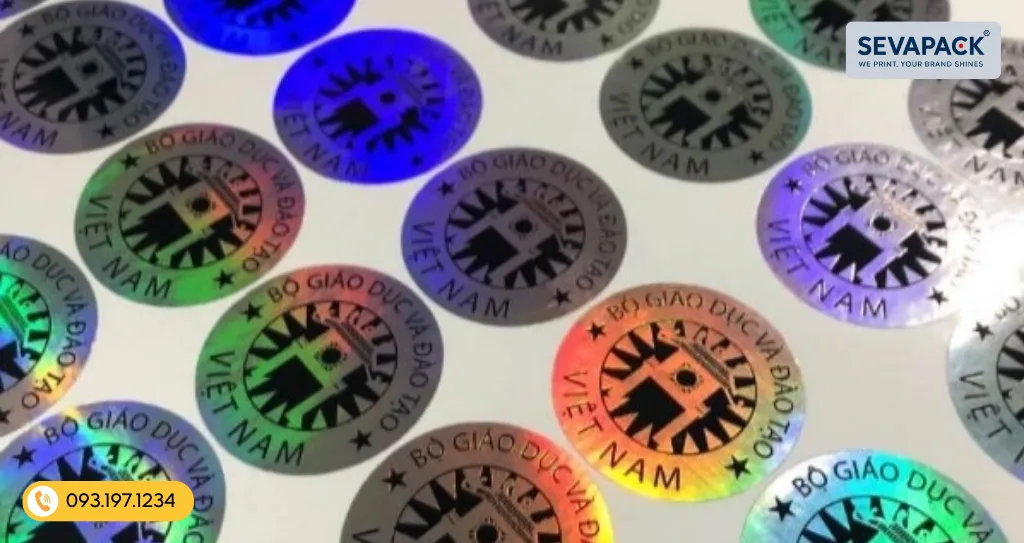 Tem 7 m&agrave;u của Bộ gi&aacute;o dục - Mẫu 2