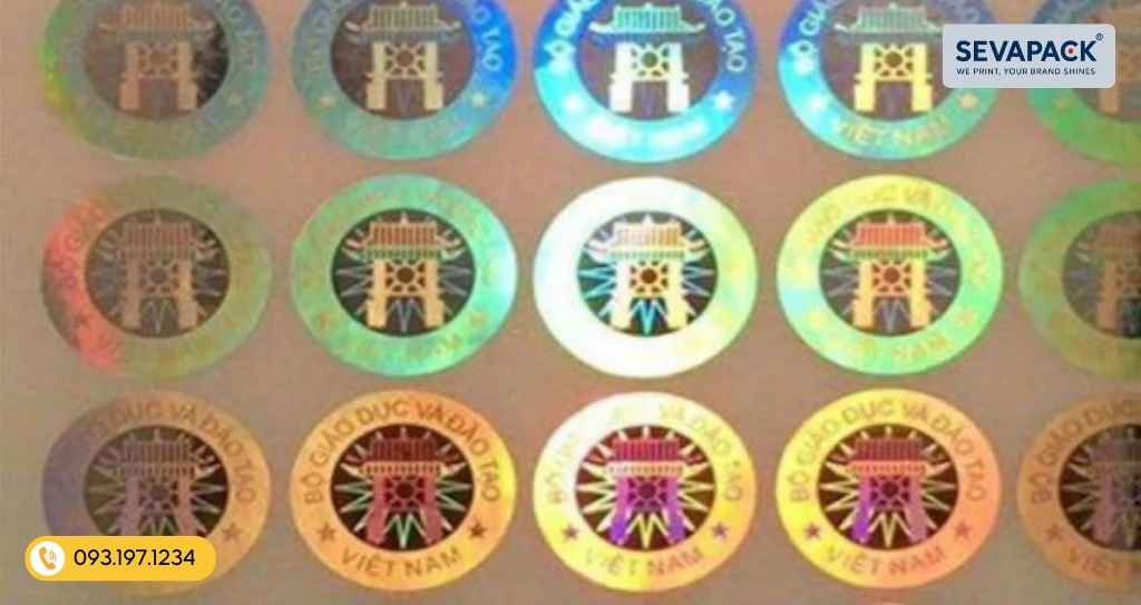 Tem 7 m&agrave;u của Bộ gi&aacute;o dục - Mẫu 9