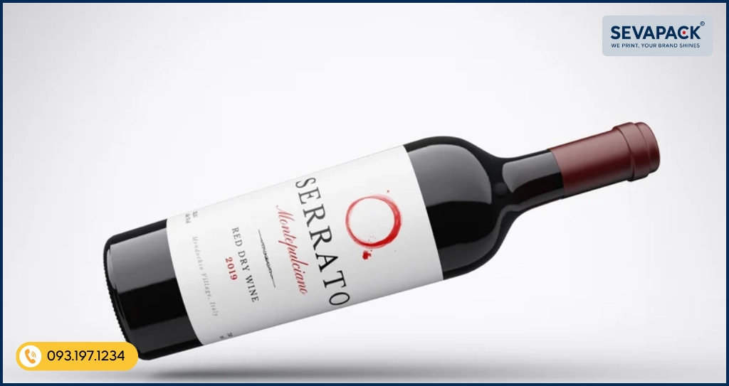 Mẫu tem nh&atilde;n rượu đẹp 13