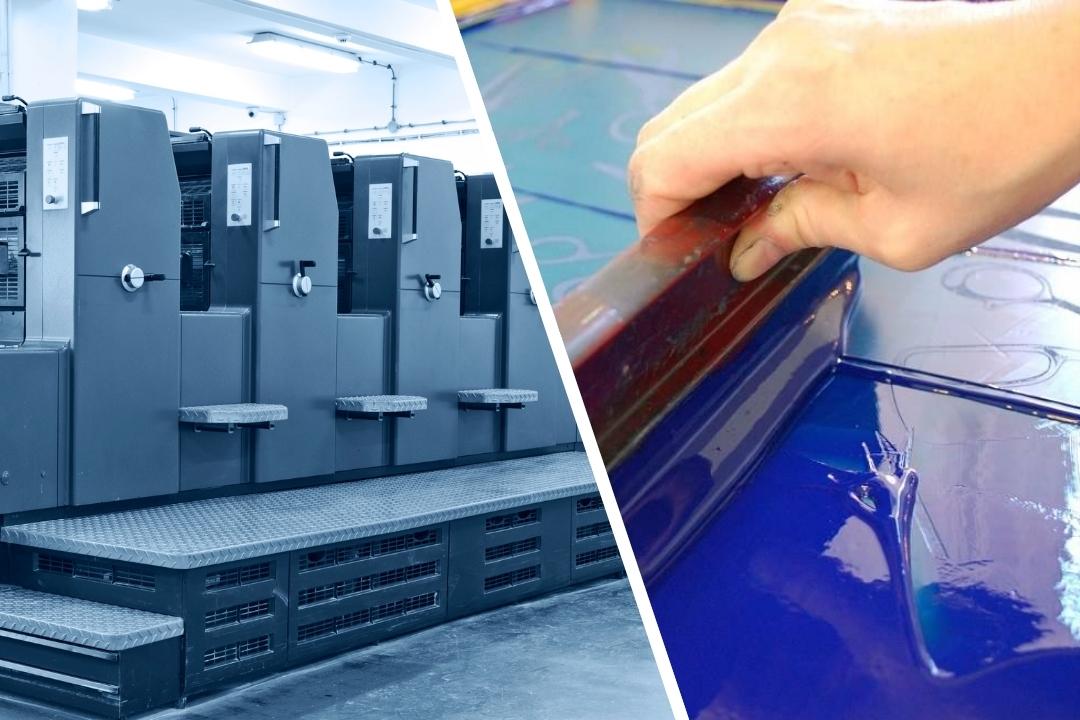 So Sánh In Offset Và In Lụa: Sự Khác Biệt Là Gì