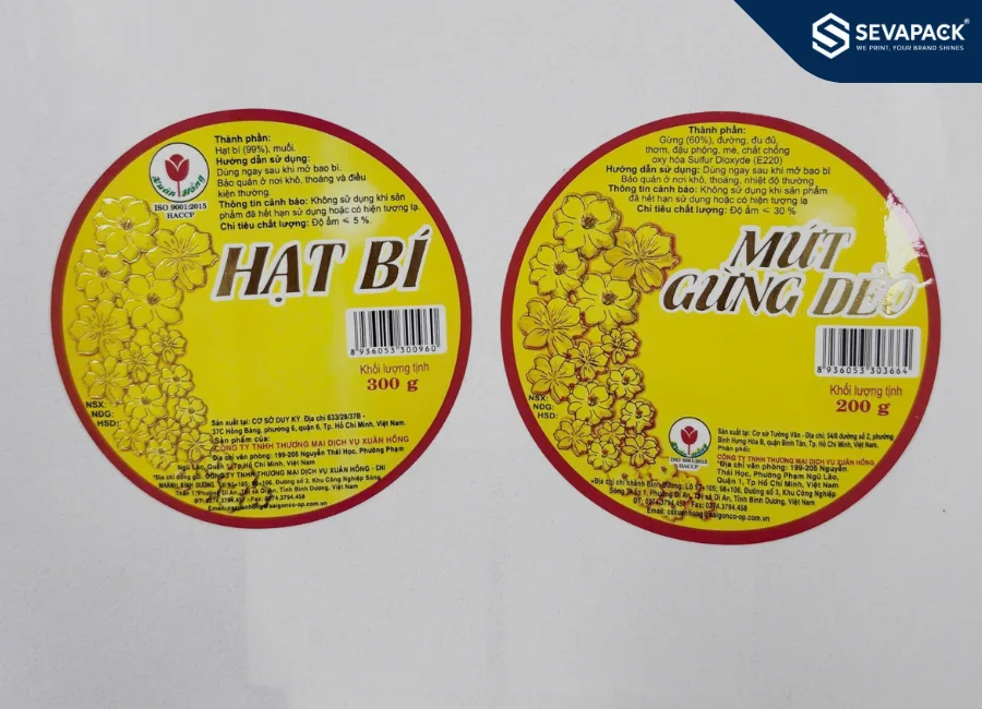In Tem Nhãn Thực Phẩm - 1
