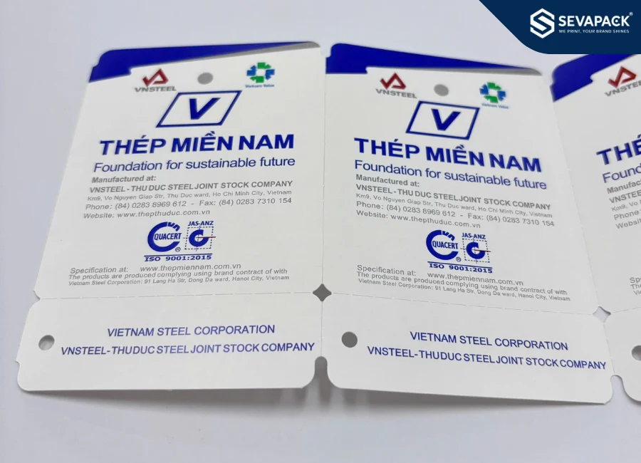 In Tem Nhãn Chịu Nhiệt Ngành Thép - 1