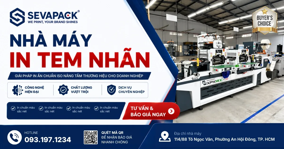 SevaPack sở hữu d&acirc;y chuyền c&ocirc;ng nghệ in ấn hiện đại h&agrave;ng đầu hiện nay