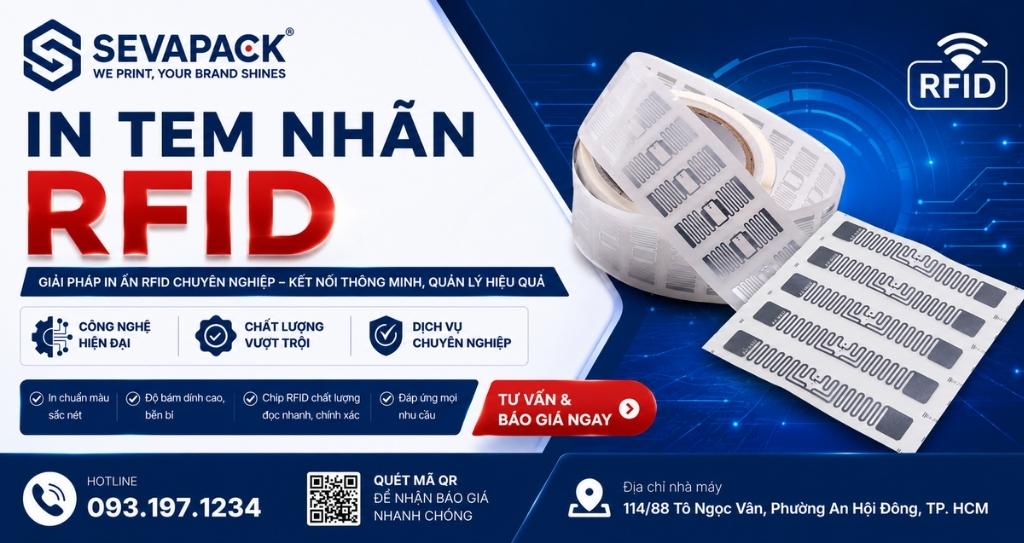 SevaPack cung cấp giải pháp tem nhãn RFID công nghệ cao