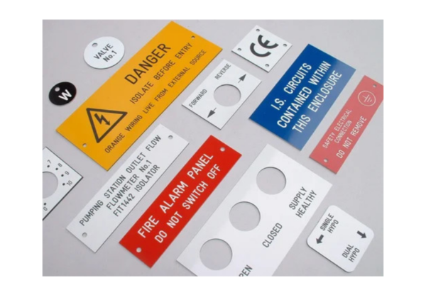 Control Panel Labels