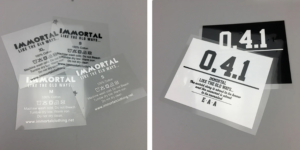 Heat press label